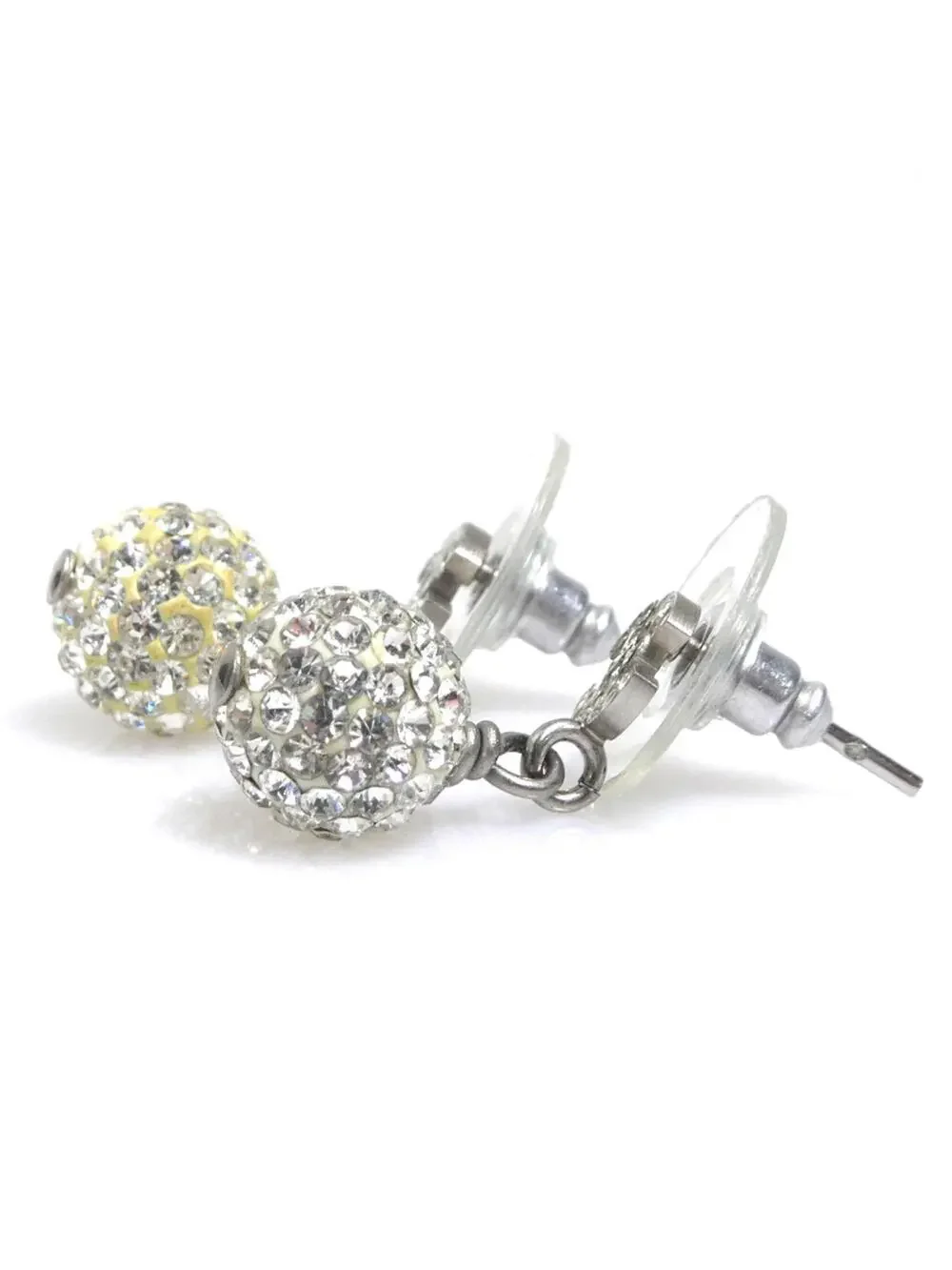 Chanel Rhinestone Earrings Metal And #246981C64B